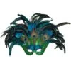 Masker Paradijsvogel Groen/Blauw 1 Masker Paradijsvogel Groen/Blauw -Vakantie Feest Winkel or 43926 1