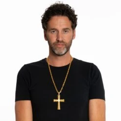 Ketting Kruis Goud 5 Ketting Kruis Goud -Vakantie Feest Winkel pch 39 70054 2