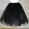 Tule Rok Kind Div. -Vakantie Feest Winkel petticoat glitter kind hoofs kk zwart 1