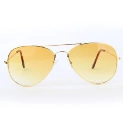 Pilotenbril Geel -Vakantie Feest Winkel piloot bril geel gr