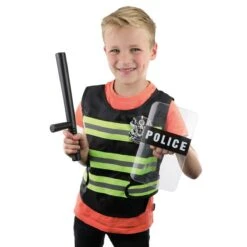 Politie Hesje, Schild En Wapenstok