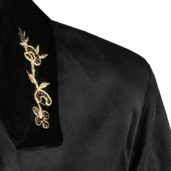 Oeteldonk Damesjas Zwart Fluweel -Vakantie Feest Winkel pwh fluweel 2 gr