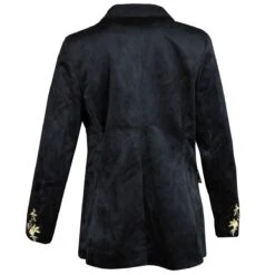 Oeteldonk Damesjas Zwart Fluweel -Vakantie Feest Winkel pwh fluweel 3 gr