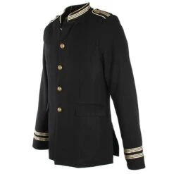 Oeteldonk Herenjas Wol/Polyester Zwart 8 Oeteldonk Herenjas Wol/Polyester Zwart -Vakantie Feest Winkel pwh jas heer zwart 2 gr