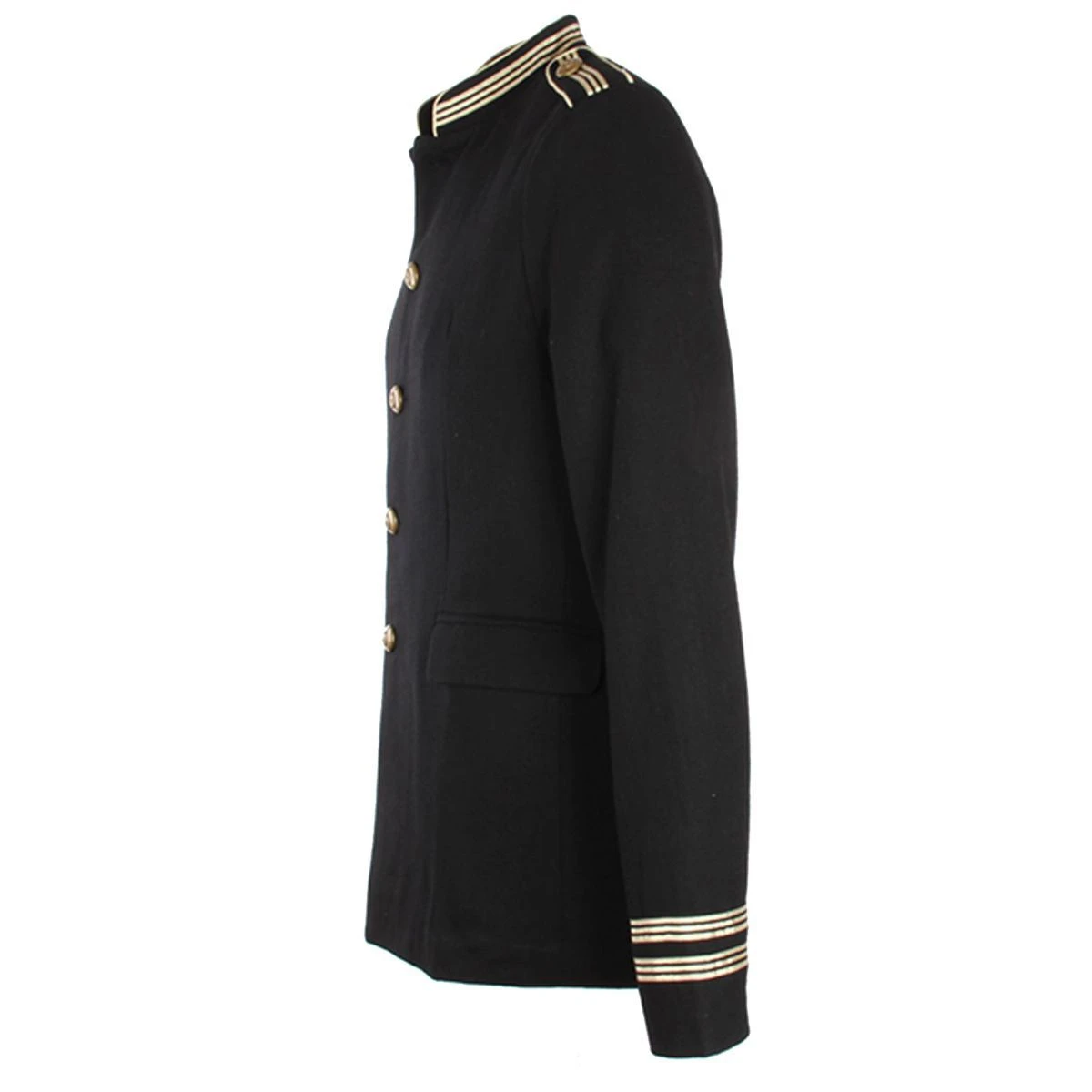 Oeteldonk Herenjas Wol/Polyester Zwart 4 Oeteldonk Herenjas Wol/Polyester Zwart - Afbeelding 2