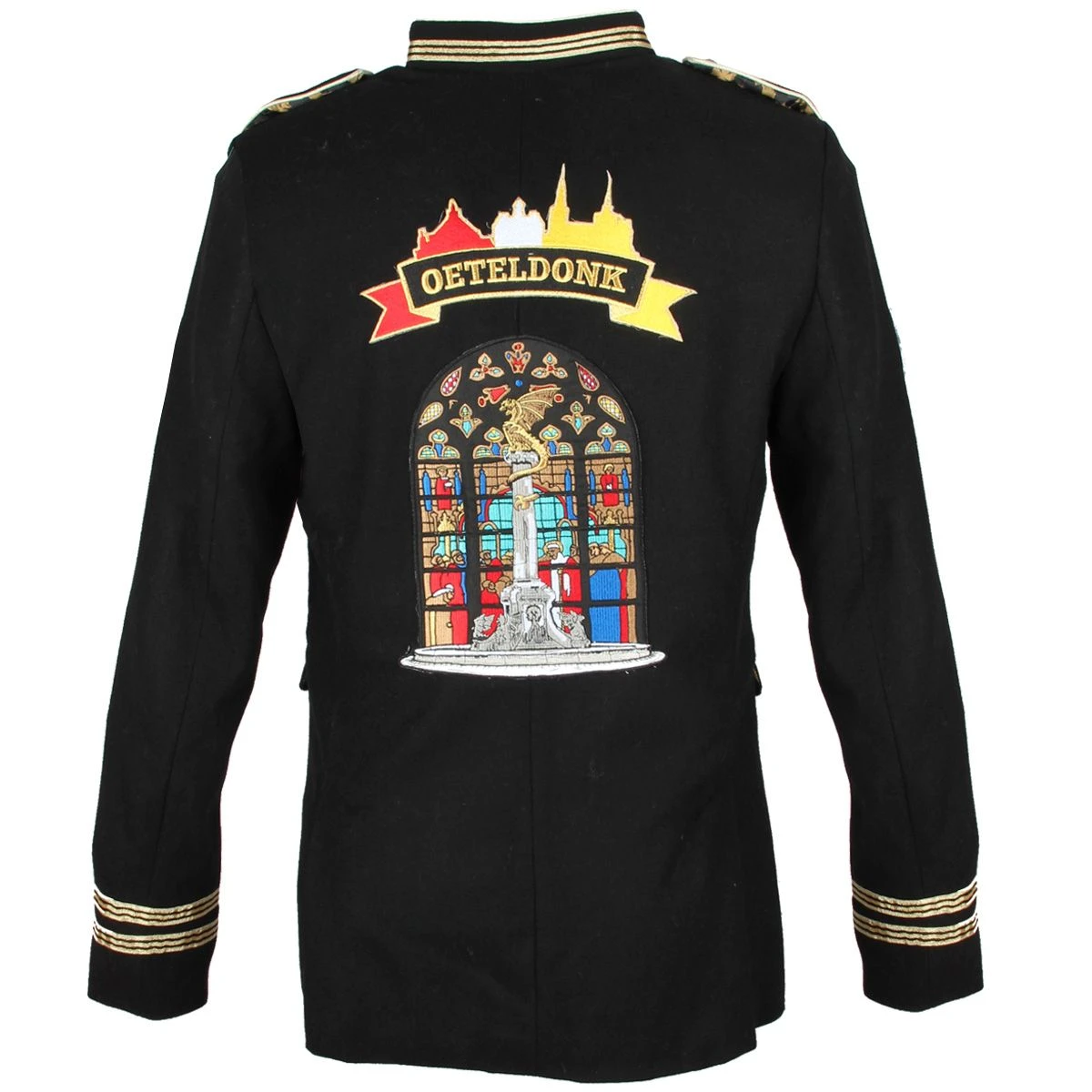 Oeteldonk Uniform Herenjas Zwart Gepimpt 5 Oeteldonk Uniform Herenjas Zwart Gepimpt - Afbeelding 3