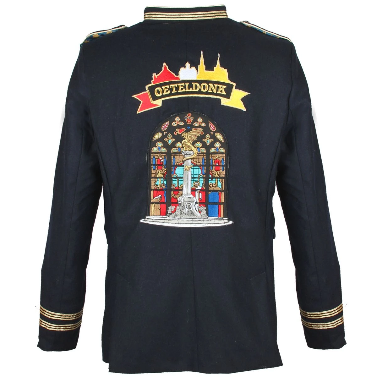 Oeteldonk Uniform Herenjas Donkerblauw Gepimpt 5 Oeteldonk Uniform Herenjas Donkerblauw Gepimpt - Afbeelding 3