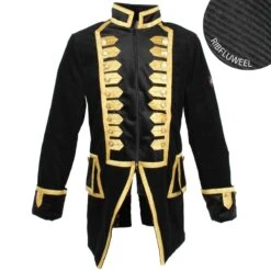 Oeteldonk Herenjas Ribfluweel Zwart