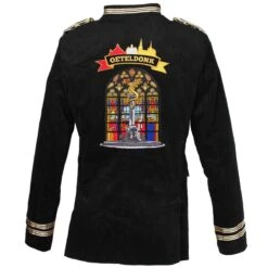 Oeteldonk Uniform Herenjas Ribfluweel Zwart Gepimpt -Vakantie Feest Winkel pwh pimp rib man gr