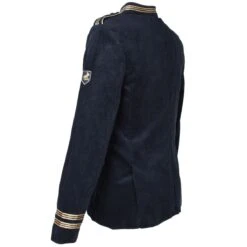 Oeteldonk Uniform Herenjas Ribfluweel Donkerblauw -Vakantie Feest Winkel pwh rib blauw man 4 gr