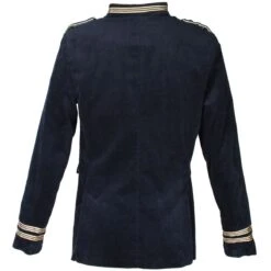 Oeteldonk Uniform Herenjas Ribfluweel Donkerblauw -Vakantie Feest Winkel pwh rib blauw man 5 gr