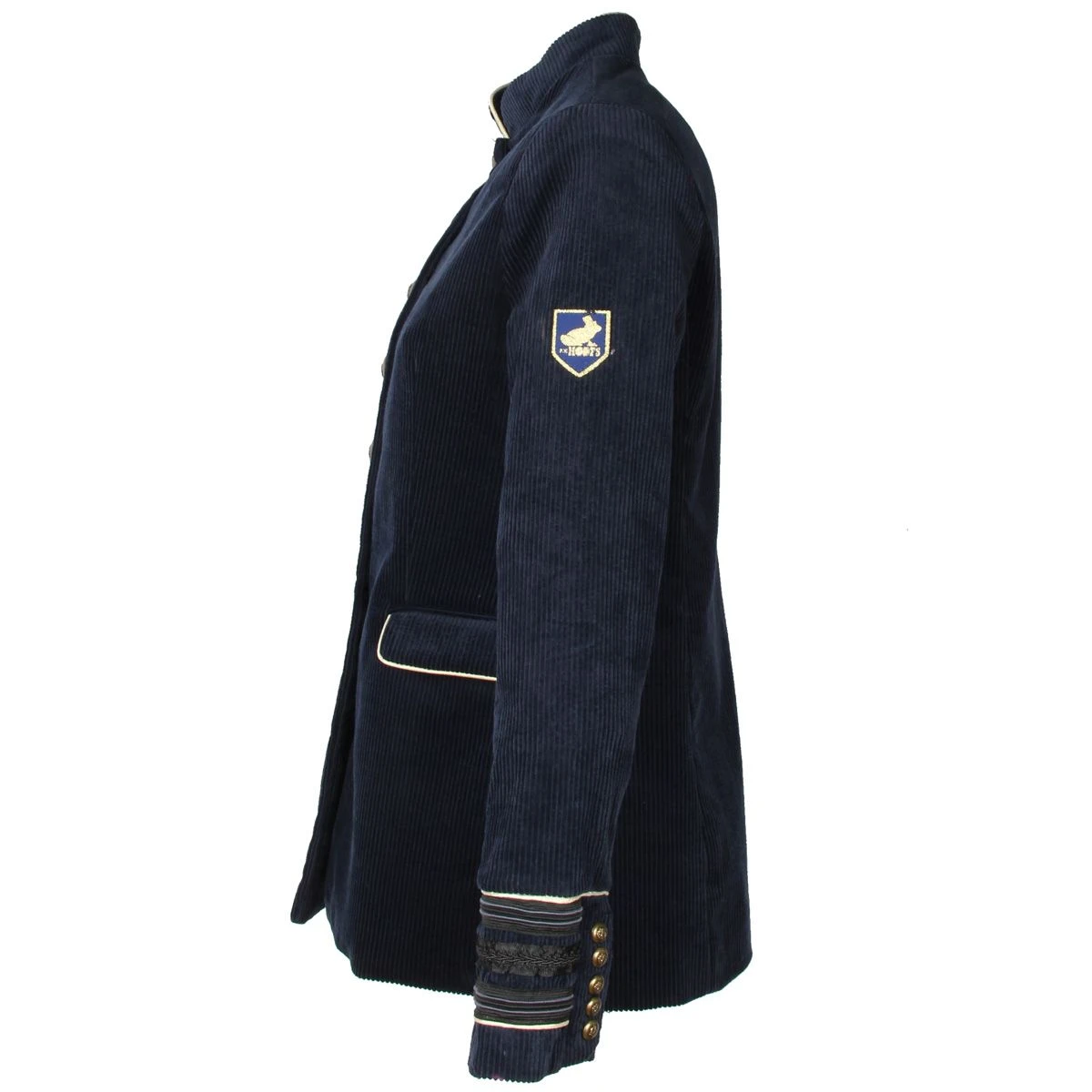 Oeteldonk Uniform Damesjas Ribfluweel Donkerblauw 5 Oeteldonk Uniform Damesjas Ribfluweel Donkerblauw - Afbeelding 3