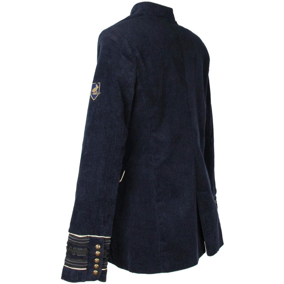 Oeteldonk Uniform Damesjas Ribfluweel Donkerblauw 6 Oeteldonk Uniform Damesjas Ribfluweel Donkerblauw - Afbeelding 4