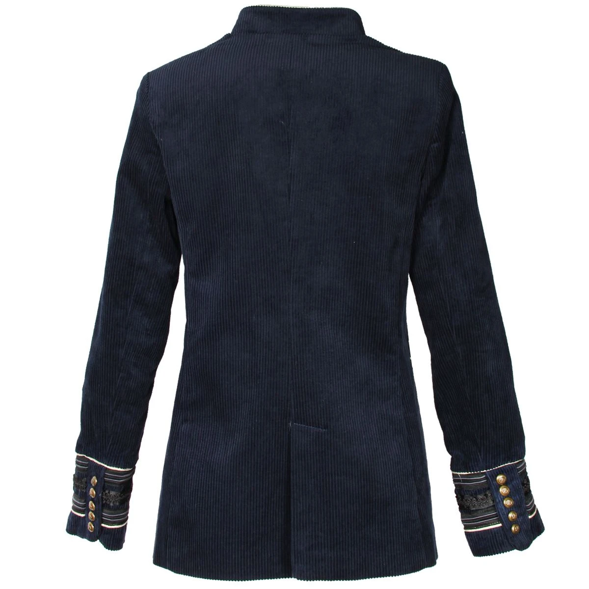 Oeteldonk Uniform Damesjas Ribfluweel Donkerblauw 7 Oeteldonk Uniform Damesjas Ribfluweel Donkerblauw - Afbeelding 5