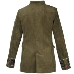 Oeteldonk Uniform Damesjas Ribfluweel Olijfgroen -Vakantie Feest Winkel pwh rib groen vrouw 5 gr