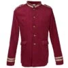 Oeteldonk Uniform Herenjas Ribfluweel Bordeauxrood -Vakantie Feest Winkel pwh rib rood man gr