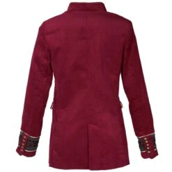 Oeteldonk Uniform Damesjas Ribfluweel Bordeauxrood -Vakantie Feest Winkel pwh rib rood vrouw 5 gr