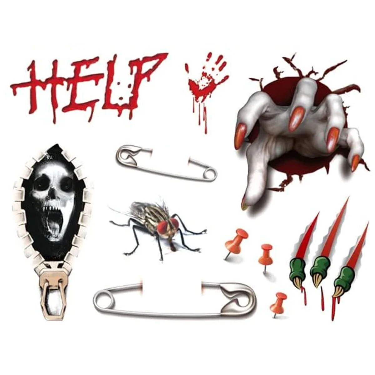 Halloween Tattoo's Spelden & Demonen 3 Halloween Tattoo's Spelden & Demonen