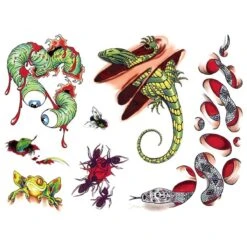 Halloween Tattoo's Griezelige Beesten