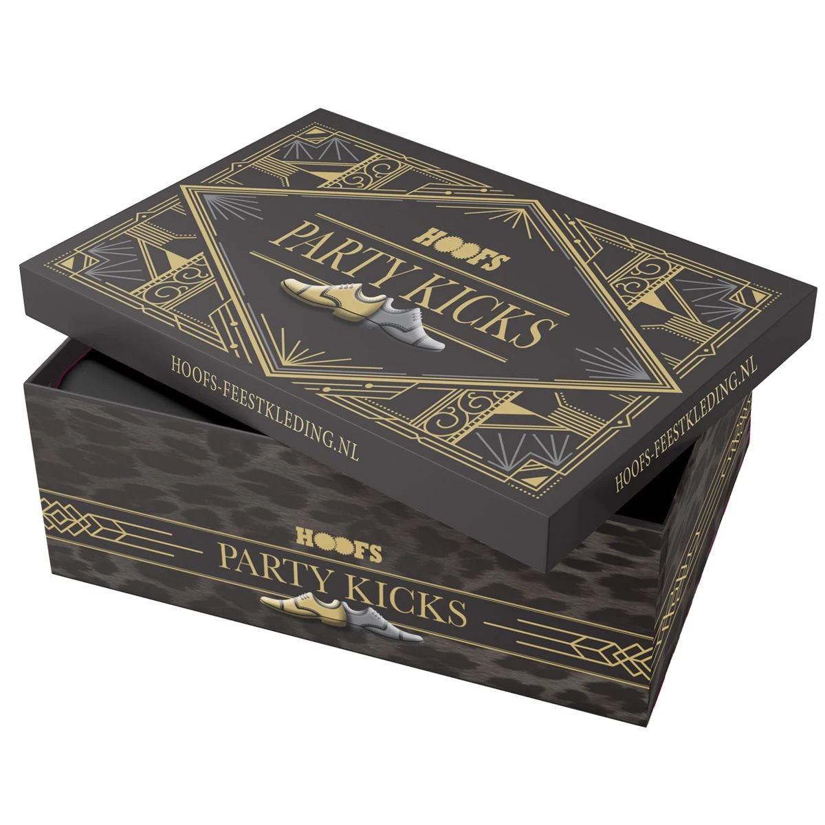 Herenschoen Zebra Goud 7 Herenschoen Zebra Goud - Afbeelding 5