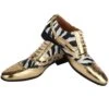 Herenschoen Zebra Goud 2 Herenschoen Zebra Goud -Vakantie Feest Winkel pwh schoen zebra gr