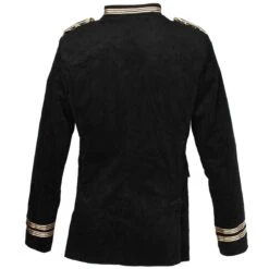 Oeteldonk Uniform Herenjas Ribfluweel Zwart -Vakantie Feest Winkel pwh uni jas man 5 gr