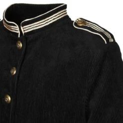 Oeteldonk Uniform Herenjas Ribfluweel Zwart -Vakantie Feest Winkel pwh uni jas man 6 gr