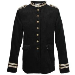 Oeteldonk Uniform Herenjas Ribfluweel Zwart