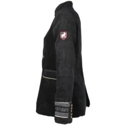 Oeteldonk Uniform Damesjas Ribfluweel Zwart -Vakantie Feest Winkel pwh uni jas vrouw 3 gr