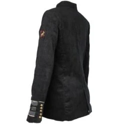 Oeteldonk Uniform Damesjas Ribfluweel Zwart -Vakantie Feest Winkel pwh uni jas vrouw 4 gr