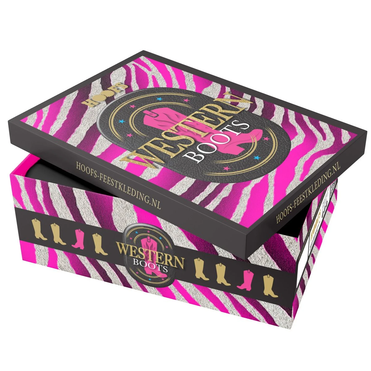 Luxe Cowboy Laarzen Goud/Turquoise Glitter 8 Luxe Cowboy Laarzen Goud/Turquoise Glitter - Afbeelding 6