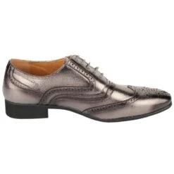 Herenschoen Brushed Zilver -Vakantie Feest Winkel pwhschoenbrush zilver 2gr