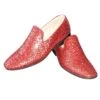 Disco Glitterschoenen Heren Rood -Vakantie Feest Winkel schoen rood glitter gr
