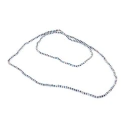 Ketting/Armband Kraaltjes Goud/Blauw 7 Ketting/Armband Kraaltjes Goud/Blauw -Vakantie Feest Winkel sieraad blauw kraaltjes02