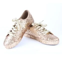 Glittersneakers Goud