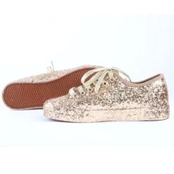 Glittersneakers Goud -Vakantie Feest Winkel sneakers goud groot3