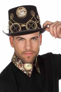 Luxe Steampunk Hoed Goud