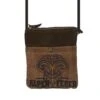 Tiroler Vintage Tas Bruin -Vakantie Feest Winkel tas alp gr