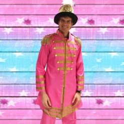 Pop Sergeant Heer Roze -Vakantie Feest Winkel toppers 2018 pretty pink circus sergeant 1