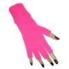 Handschoenen Vingerloos Fluor Roze -Vakantie Feest Winkel vingerloos roze gr