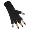 Handschoenen Vingerloos Zwart -Vakantie Feest Winkel vingerloos zwart gr