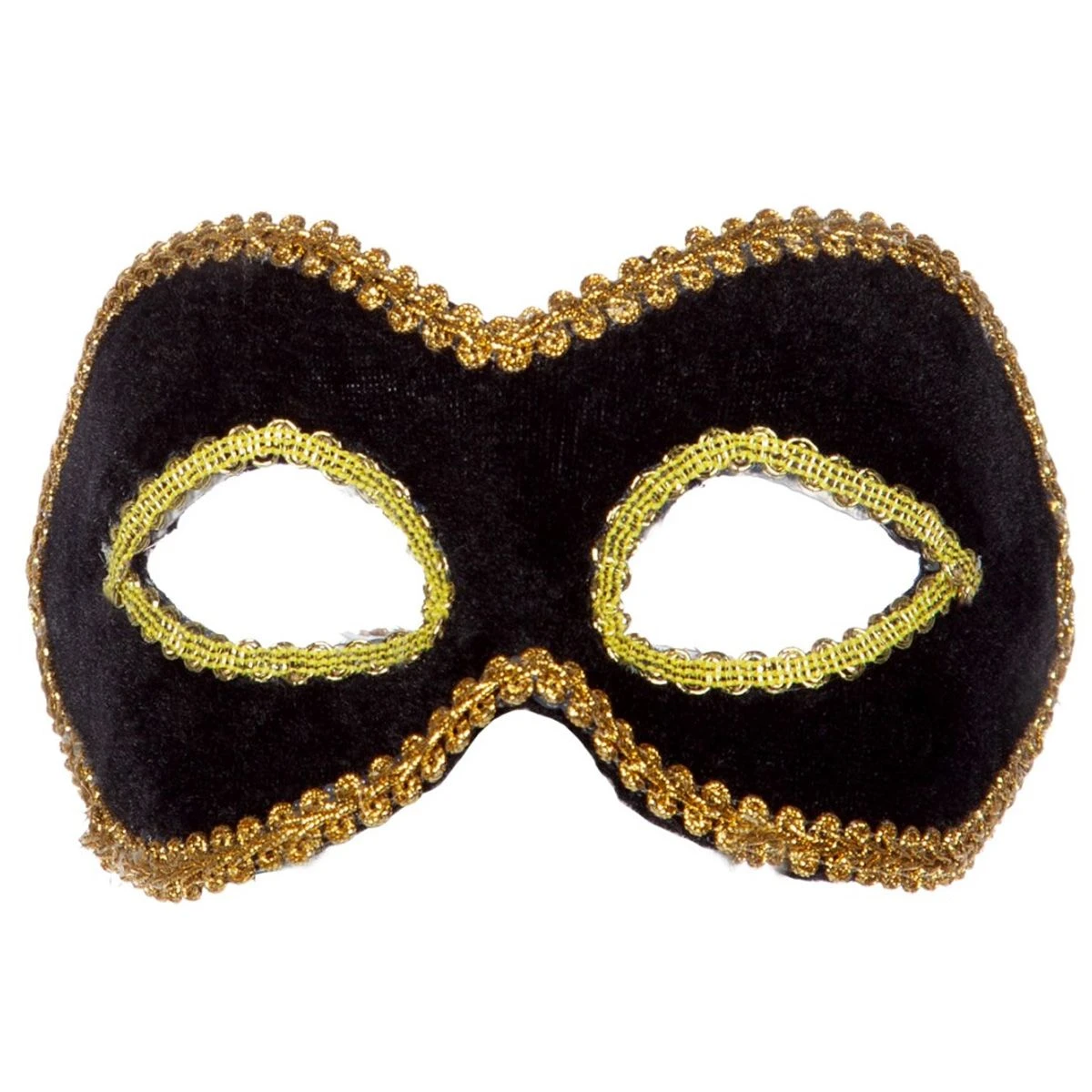 Oogmasker Fluweel Zwart 3 Oogmasker Fluweel Zwart