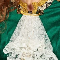 Luxe Jas Markiezin Fluweel Groen 14 Luxe Jas Markiezin Fluweel Groen -Vakantie Feest Winkel wil 320417b 5