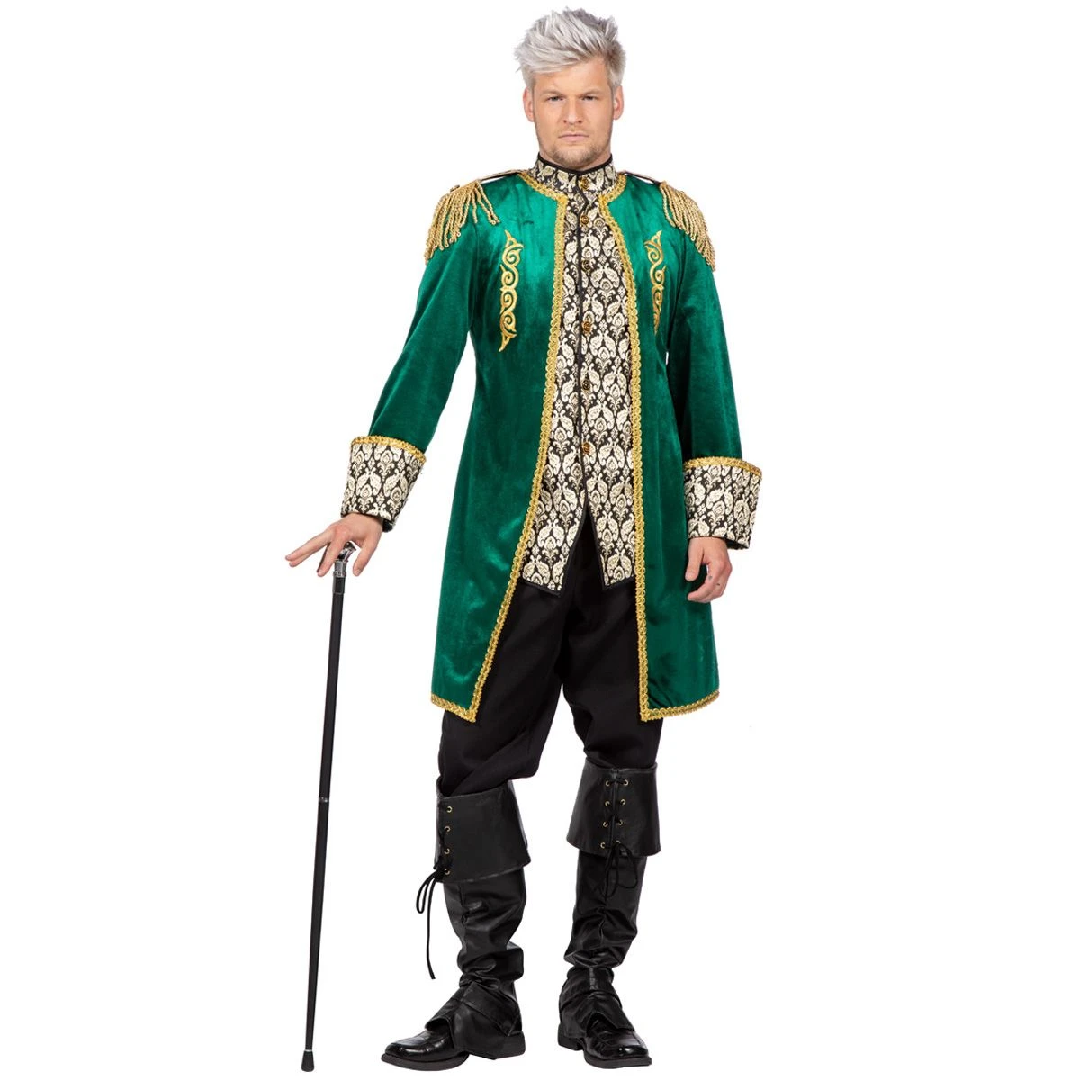 Luxe Jas Markies Fluweel Groen 3 Luxe Jas Markies Fluweel Groen