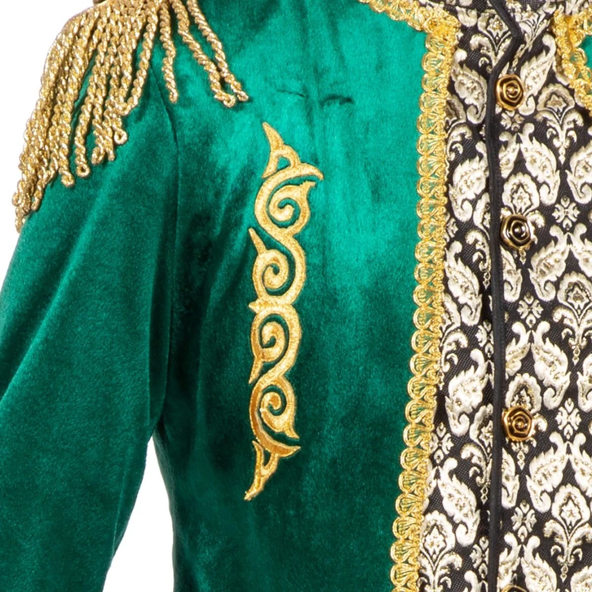 Luxe Jas Markies Fluweel Groen 6 Luxe Jas Markies Fluweel Groen - Afbeelding 4